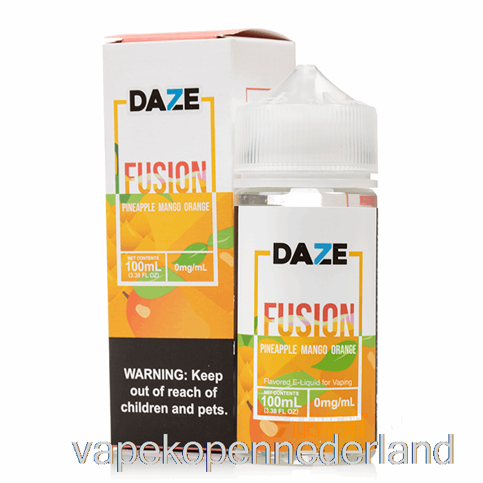 Vape Nederland Ananas Mango Oranje - 7 Daze Fusion - 100ml 6mg